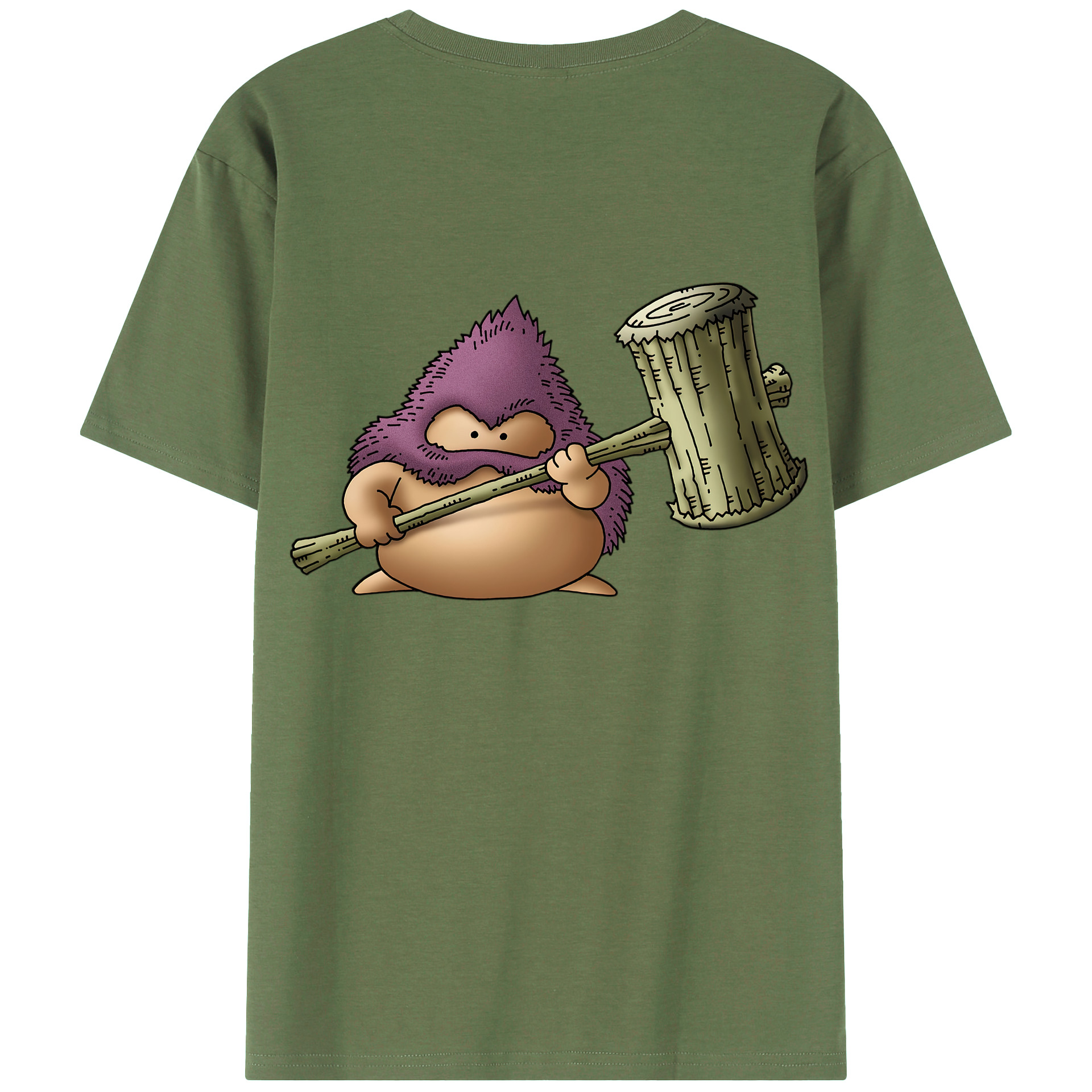 （画像用） ドラゴンクエスト Doragon Kuesuto Dragon Quest 綿100％ メンズ半袖Tシャツ（バックプリント） 通気性